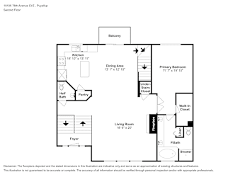 Floor plan 2 for 19105 76th Avenue Ct E