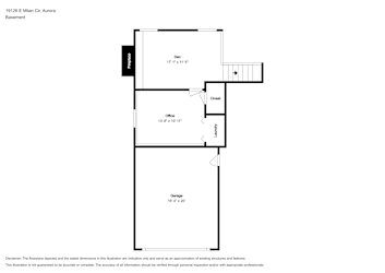Floor plan 1 for 19126 E Milan Cir