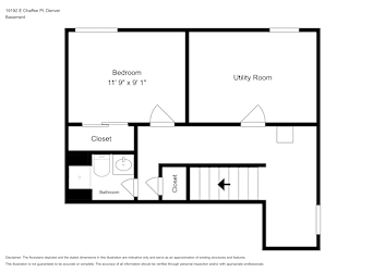 Floor plan 1 for 19192 E Chaffee Pl
