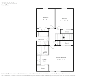 Floor plan 3 for 19192 E Chaffee Pl