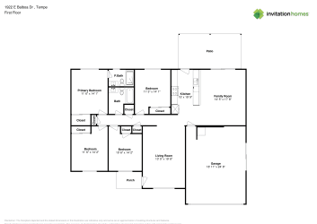 Floor plan 1 for 1922 E Balboa Dr