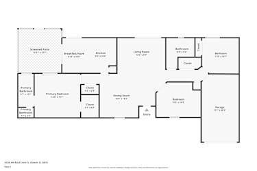Floor plan 1 for 19226 NW 82nd Circle Ct