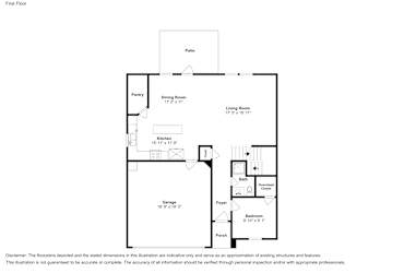 Floor plan 1 for 1924 Cherry Bark Ln