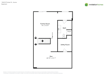 Floor plan 1 for 19322 E Purdue Cir