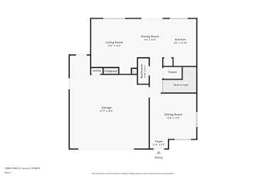 Floor plan 1 for 19398 E 58th Dr