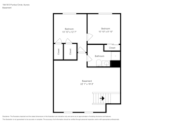 Floor plan 1 for 19418 E Purdue Circle