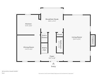Floor plan 2 for 195 Farm Hill Cir