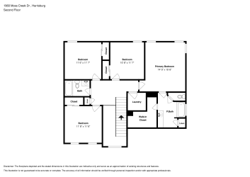 Floor plan 2 for 1960 Moss Creek Dr