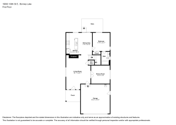 Floor plan 1 for 19603 100th St E