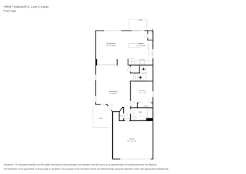 Floor plan 1 for 19608 Timberbluff Dr