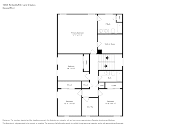 Floor plan 2 for 19608 Timberbluff Dr