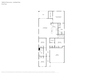 Floor plan 1 for 19609 W Roma Ave
