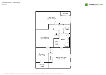 Floor plan 1 for 19662 E Bethany Dr