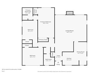 Floor plan 2 for 1967 San Gabriel St