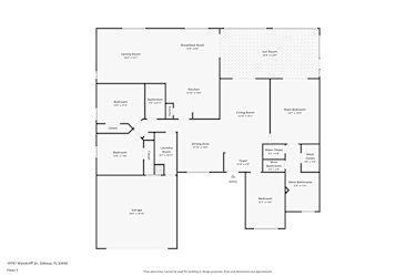 Floor plan 1 for 19707 Wyndcliff Dr
