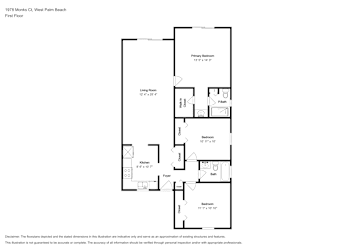 Floor plan 1 for 1978 Monks Ct