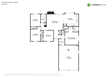 Floor plan 1 for 19814 Burle Oak Dr