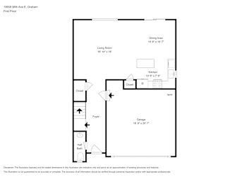 Floor plan 1 for 19908 98th Ave E