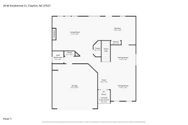 Floor plan 1 for 20 W Smoketree Ct