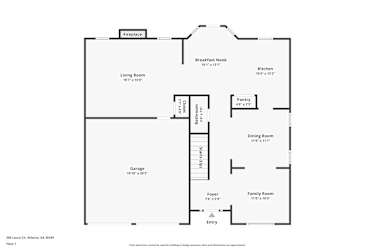 Floor plan 1 for 200 Laura Cir