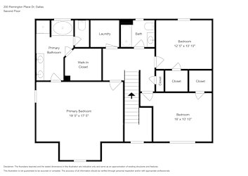 Floor plan 2 for 200 Remington Place Dr