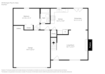 Floor plan 1 for 200 Remington Place Dr