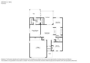 Floor plan 1 for 2002 Helm Ln