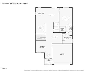 Floor plan 1 for 20048 Nob Oak Ave