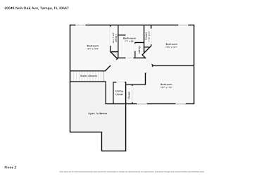 Floor plan 2 for 20048 Nob Oak Ave