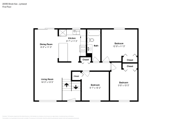 Floor plan 2 for 20055 Brook Ave