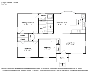 Floor plan 2 for 2009 Brookdale Ave