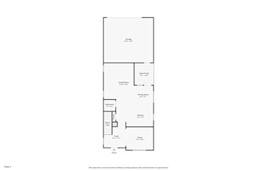 Floor plan 1 for 2009 Tohoqua Blvd