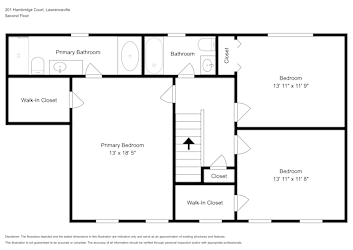 Floor plan 2 for 201 Hambridge Ct