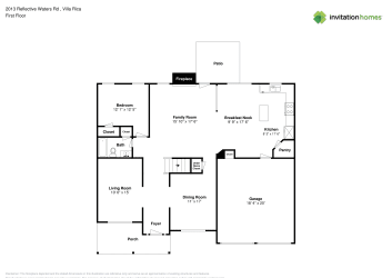 Floor plan 1 for 2013 Reflective Waters Rd