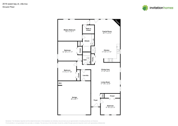 Floor plan 1 for 2016 Sweet Bay Dr