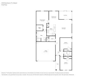Floor plan 1 for 2020 Buckhanon Trl