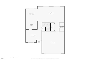 Floor plan 1 for 20205 11th Avenue Ct E