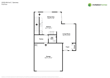 Floor plan 1 for 20229 49th Ave E
