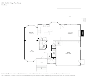 Floor plan 1 for 2025 Muirfield Village Way