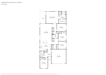Floor plan 1 for 20255 W Morning Glory St
