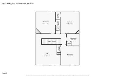 Floor plan 2 for 2028 Cap Rock Ln
