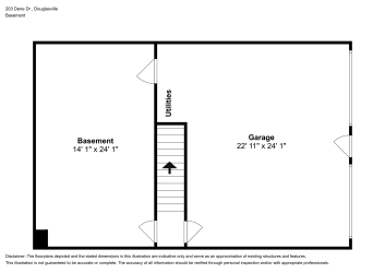 Floor plan 1 for 203 Dene Dr
