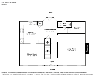 Floor plan 2 for 203 Dene Dr