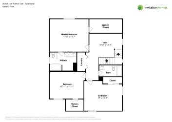 Floor plan 2 for 20302 15th Avenue Ct E