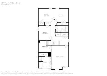 Floor plan 2 for 2036 Theberton Trl
