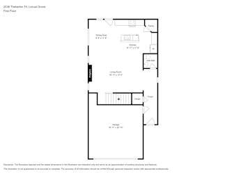 Floor plan 1 for 2036 Theberton Trl