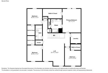 Floor plan 2 for 2037 Blue Sky Ave