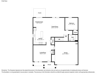 Floor plan 1 for 2037 Blue Sky Ave
