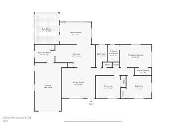 Floor plan 1 for 204 Briar Cliff Dr