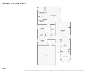Floor plan 1 for 2046 N 90th Ln